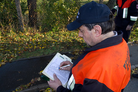 Aufschreibungen bzgl. Zustand des jeweiligen Hydranten